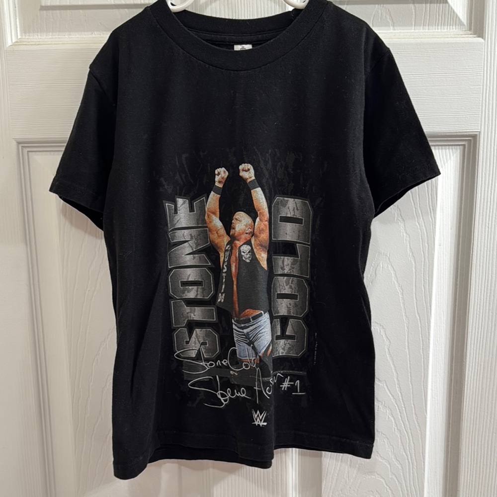 WWE Stone Cold Black T-Shirt